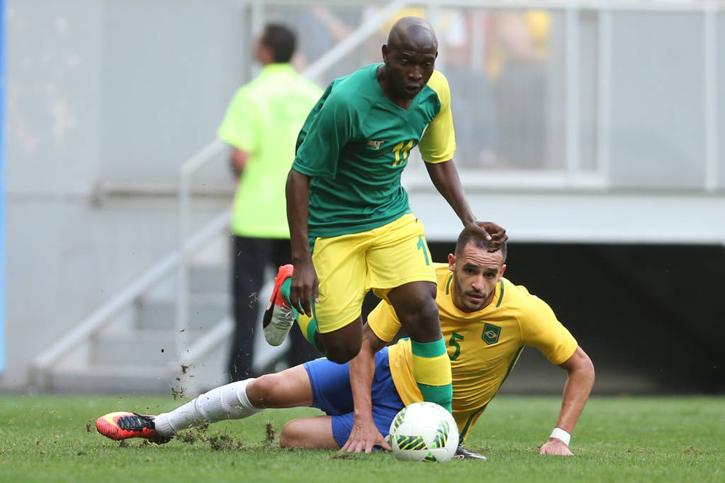 A África do Sul teve boas chances para abrir o placar diante do time anfitrião dos Jogos (foto: Lucas Figueiredo/Mowa Press)