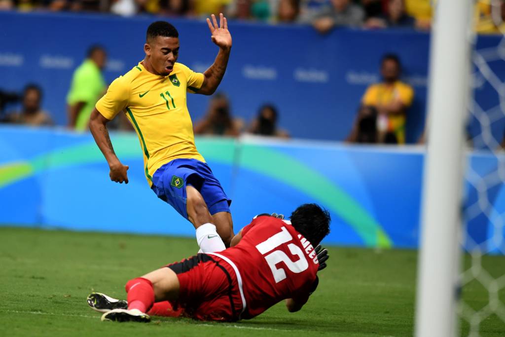 Gabriel Jesus não jogou bem desde que foi vendido para o Manchester City (foto: Evaristo Sá/AFP)