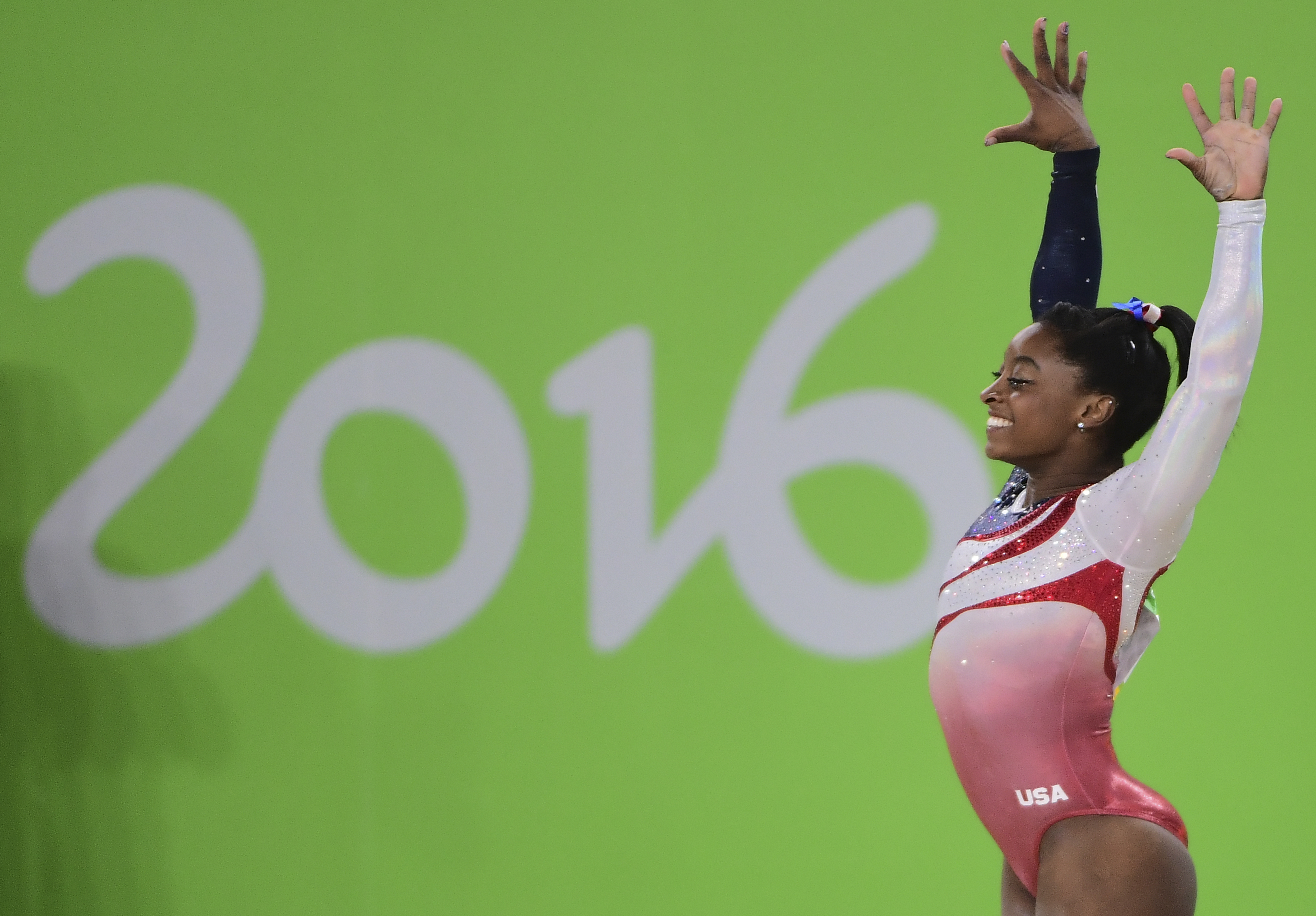 Simone Biles conquista primeiro ouro olímpico da carreira (Foto: Emmanuel Dunand/ AFP) 