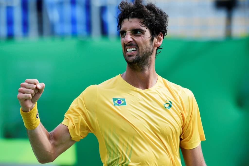 Bellucci é o melhor tenista brasileiro da atualidade (Foto: Javier Soriano/AFP)