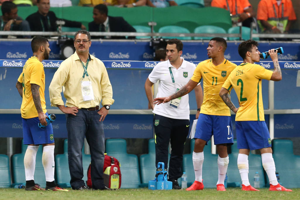 Técnico foi muito contestado após os empates com África do Sul e Iraque (foto: Lucas Figueiredo/Mowa Press)