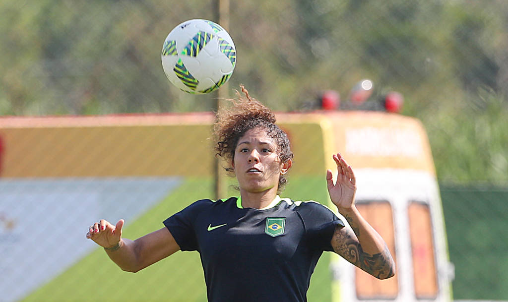 Cristiane voltará ao time titular brasileiro na disputa pelo bronze (foto: Ricardo Stuckert/AFP)