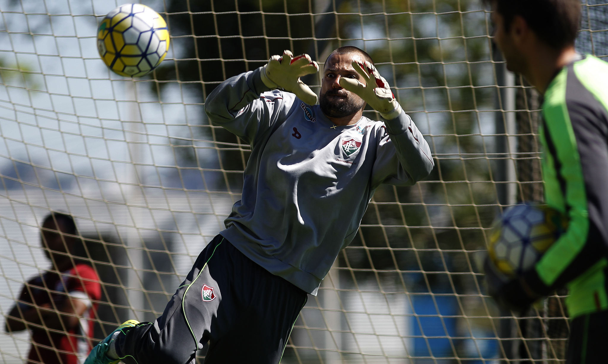 Goleiro Diego Cavalieri se prepara para enfrentar seu ex-clube em Brasília (Foto: Nelson Perez/Divulgação)