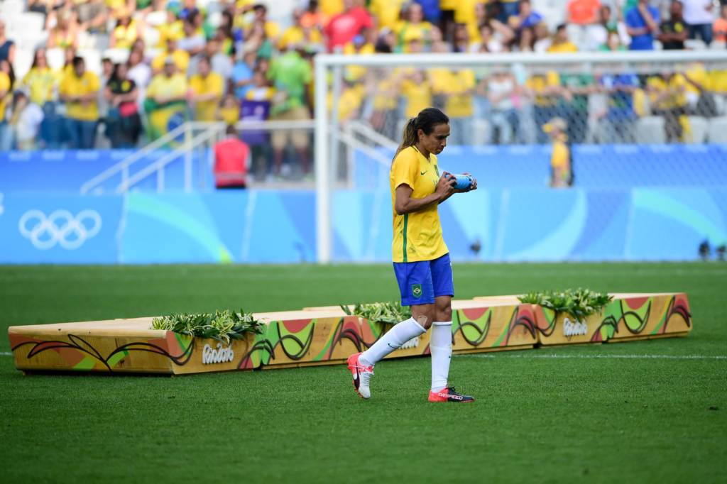 Sem medalha nas últimas Olimpíadas, Marta voltará a defender o Brasil (foto: Djalma Vassão/Gazeta Press)