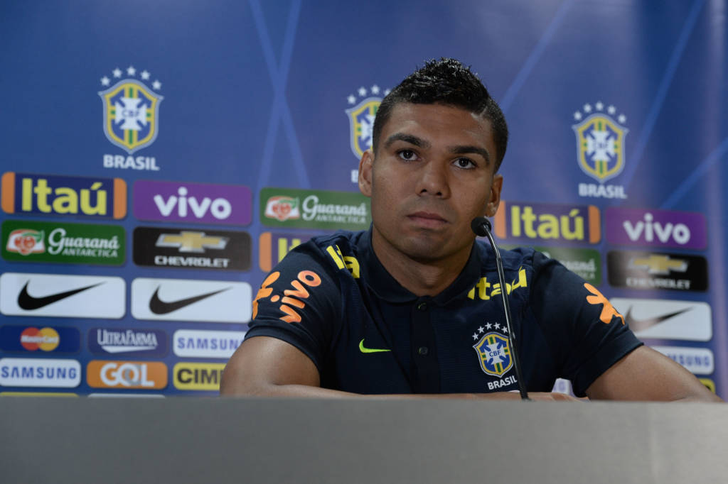 O volante Casemiro falou sobre a importância da vitória fora de casa contra o Equador (Foto: Pedro Martins/ MoWa Press)