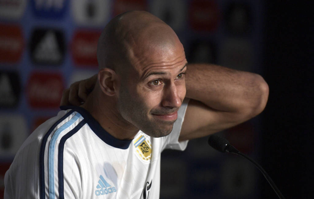 Mascherano entrará em campo com a seleção da Argentina nesta quinta-feira, contra o Uruguai, pelas Eliminatórias Sul-Americanas para a Coap do Mundo de 2018 (Foto: Juan Mabromata/AFP)