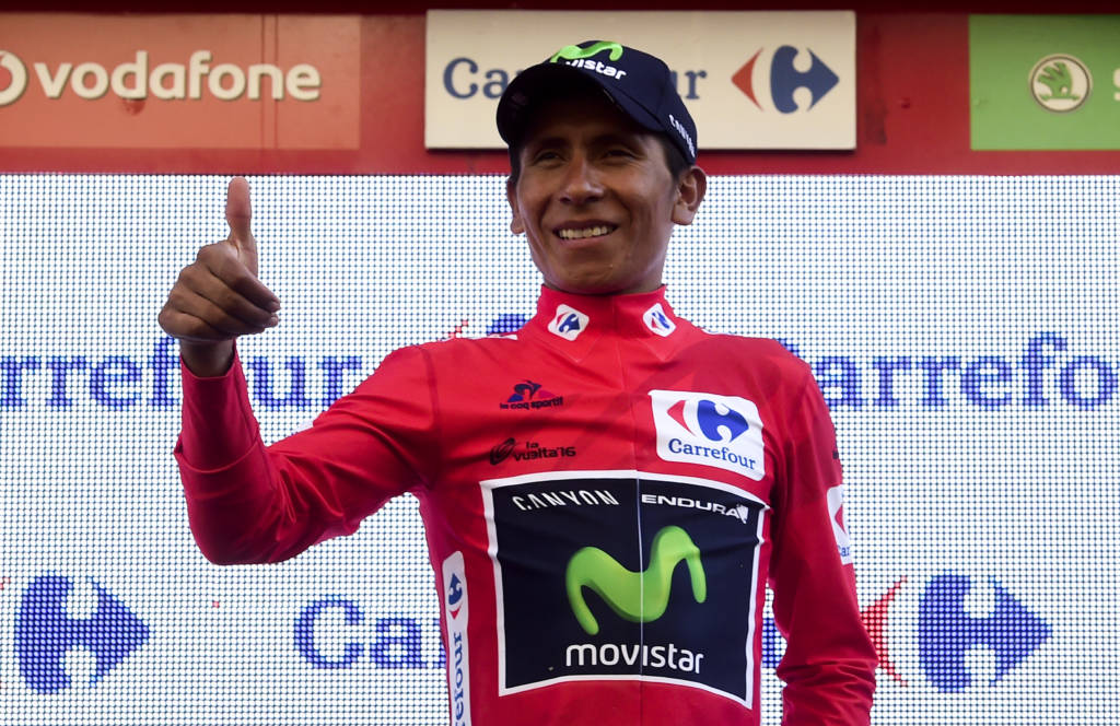 Nairo Quintana tem 54s de vantagem na ponta da Volta da Espanha (Foto: Jose Jordan/AFP)