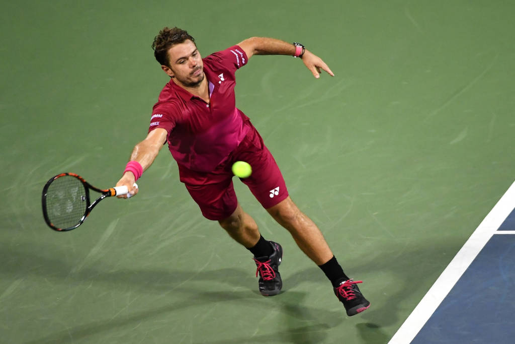 O suíço Stanislas Wawrinka avançou sem dificuldades nos EUA (Foto: Alex Goodlett/AFP)