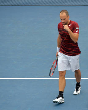 Bruno Soares é bicampeão de duplas mistas do Aberto dos EUA (Foto: Alex Goodlett/AFP)