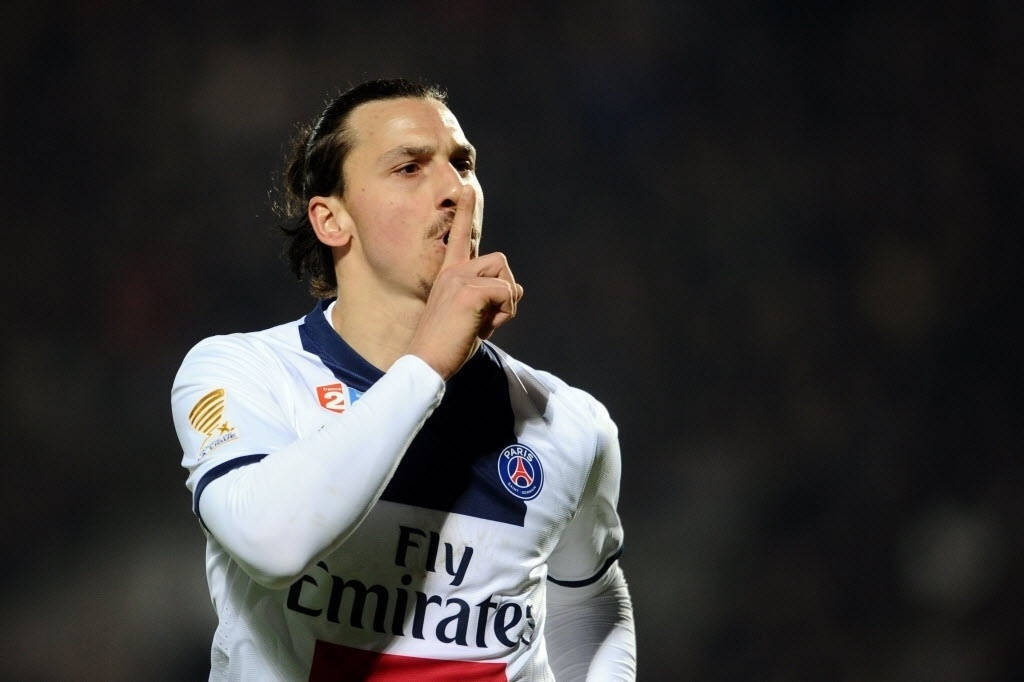 Ibra não parece sentir muita falta de Paris (Foto: AFP)