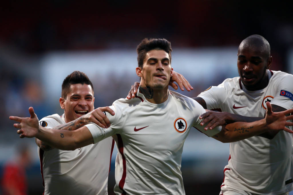 Roma abriu o placar logo aos três minutos com Diego Perotti (Foto: AFP/Radek Mica)