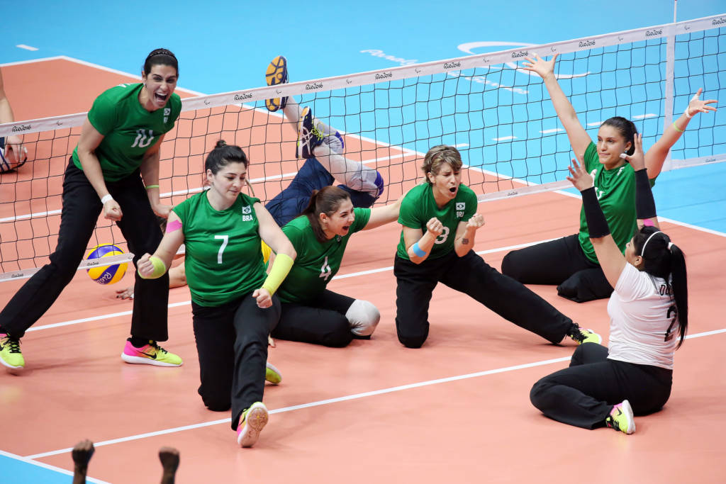 Seleção Brasileira feminina de vôlei sentado conquistou uma medalha inédita (Foto: Francisco Medeiros/Ministério do Esporte) 