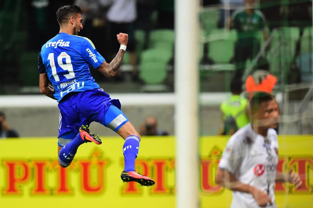 Autor de um dos gols na vitória por 3 a 0 no jogo de ida, Rafael Marques deve ser titular nesta quarta (Foto; Sergio Barzaghi/Gazeta Press)