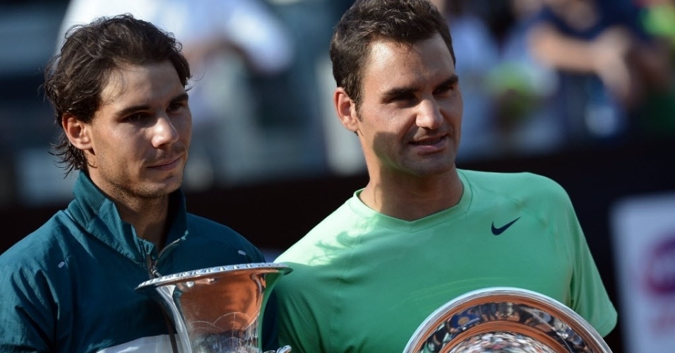 Nadal e Federer são dois dos maiores tenistas da história (Foto: Filippo Monteforte/AFP)