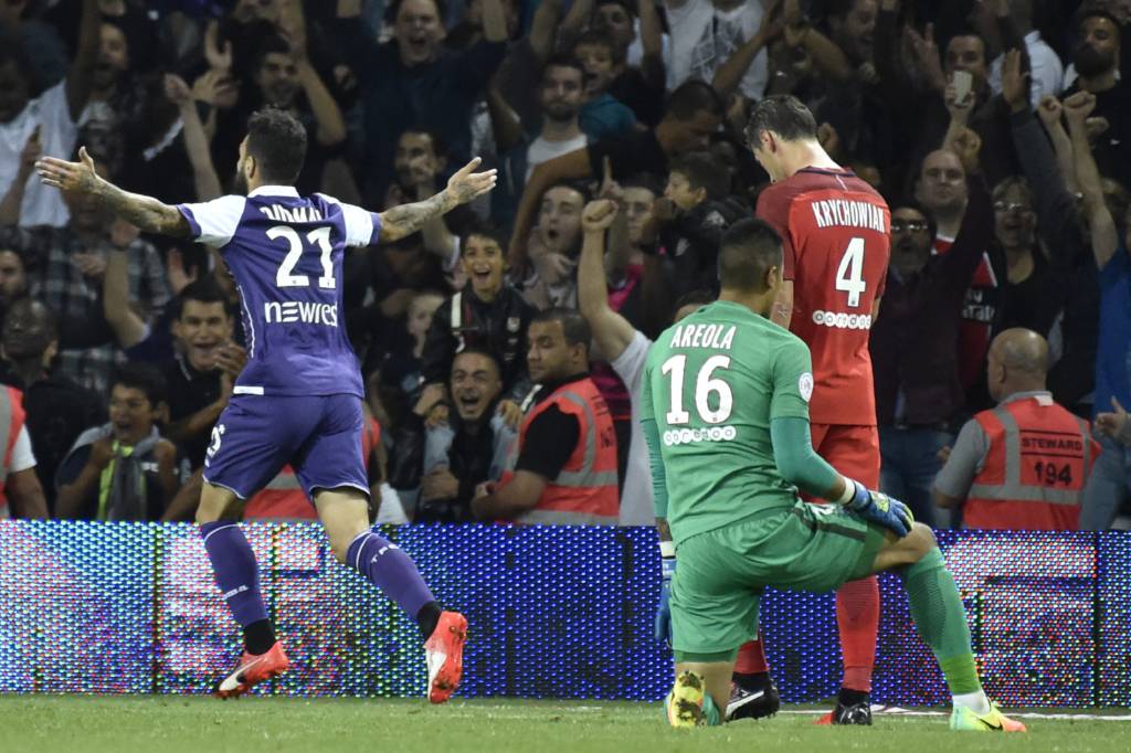 Esta foi a segunda derrota, em sete rodadas, do PSG (Foto: Pascal Pavani/AFP)