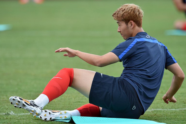 Son vem se destacando no Tottenham e é o principal nome da Coreia do Sul (Foto: AFP)