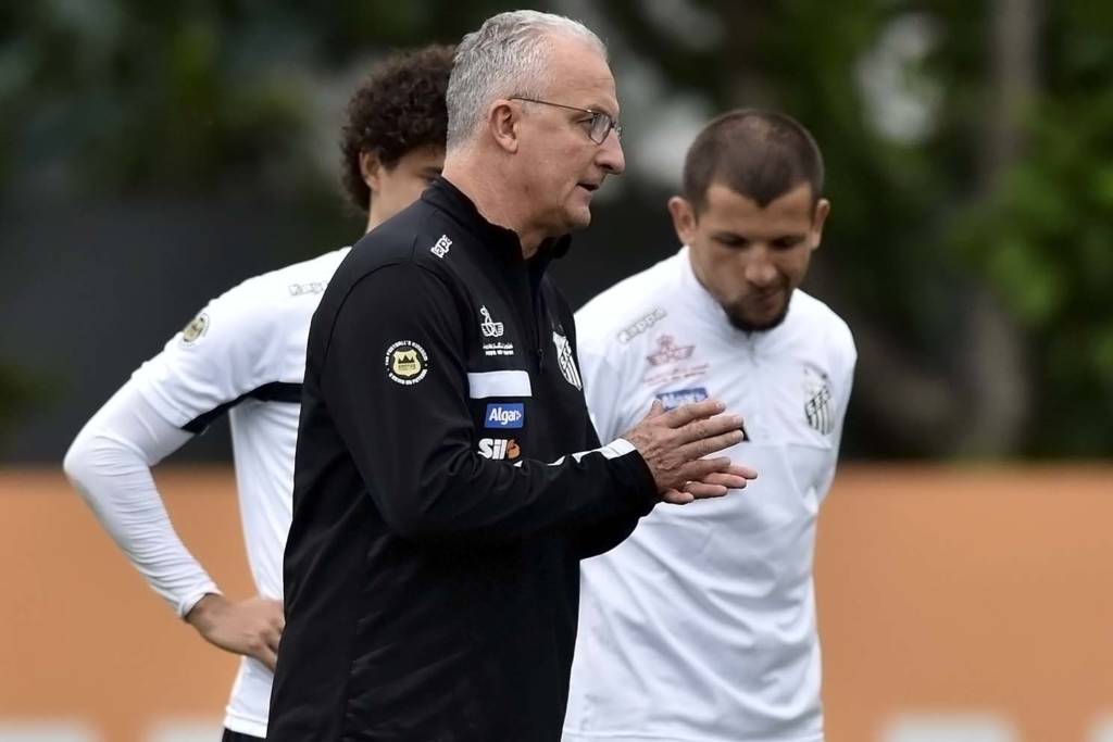 Dorival demonstra preocupação com a situação dos jogadores para o clássico contra o São Paulo (Foto: Ivan Storti/Santos F.C.)