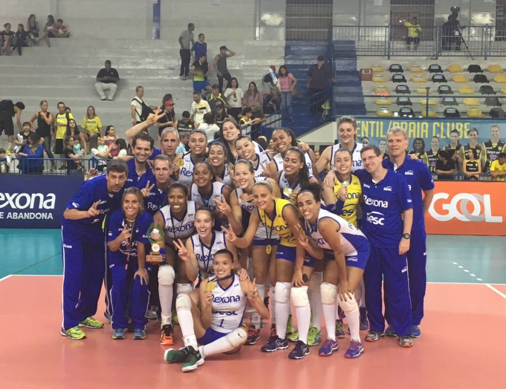 Rio conquistou mais um título (Foto: Divulgação/CBV)