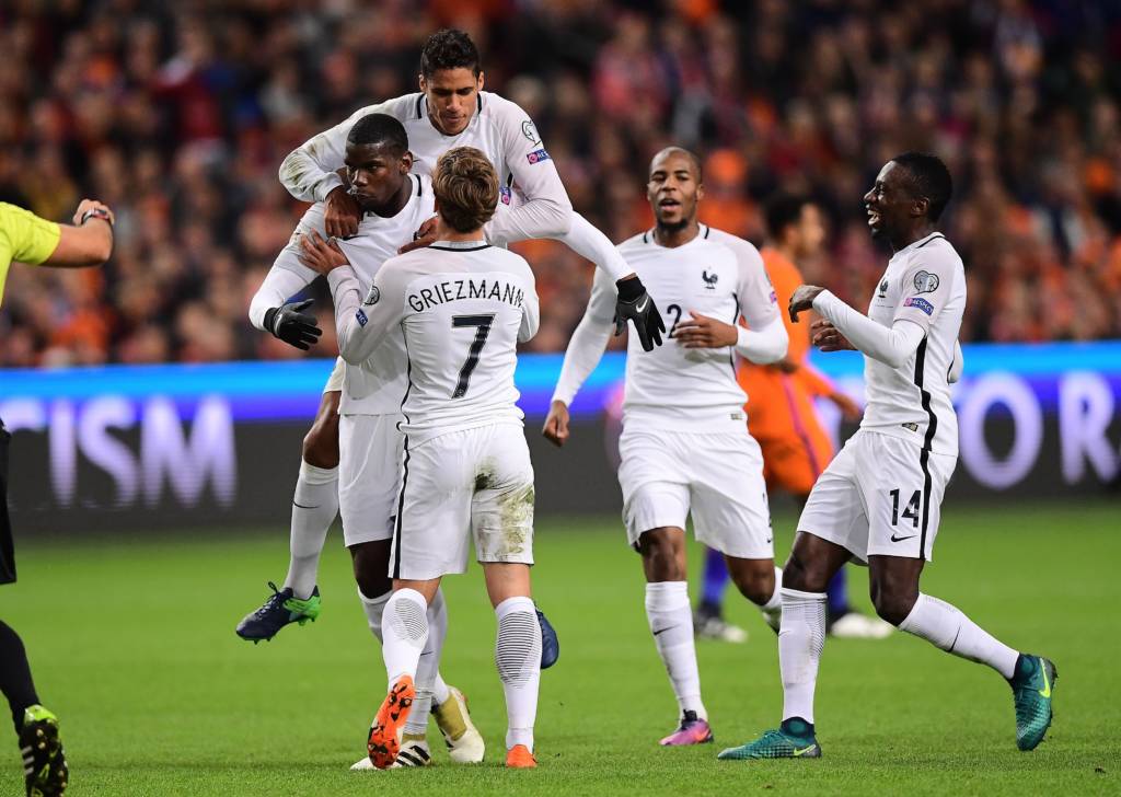 Pogba marcou o gol da vitória francesa (Foto: Emmanuel Dunand/AFP) 