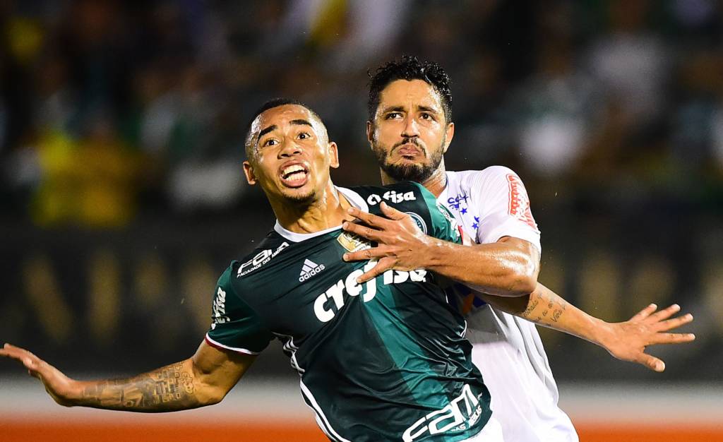 Gabriel Jesus não conseguiu fazer a diferença para o Palmeiras diante do Cruzeiro (Foto: Sergio Barzaghi/Gazeta Press)