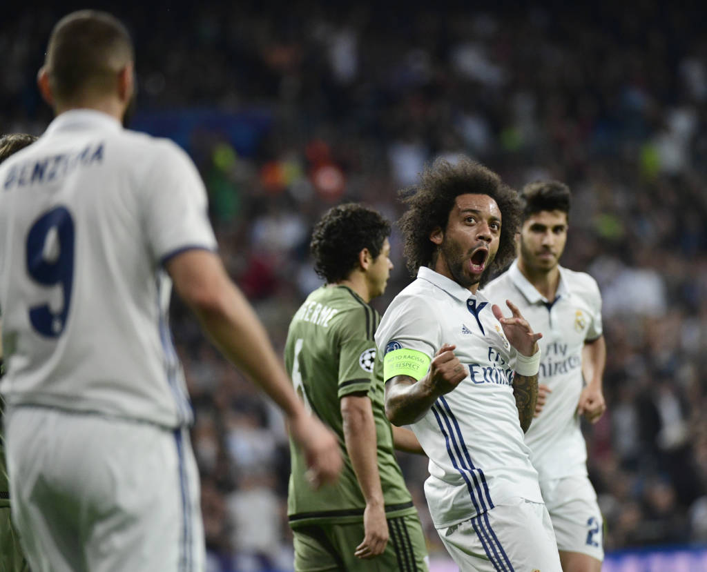 Marcelo deixou sua marca na vitória do Real (Foto: Pierre-Philippe Marcou/AFP)