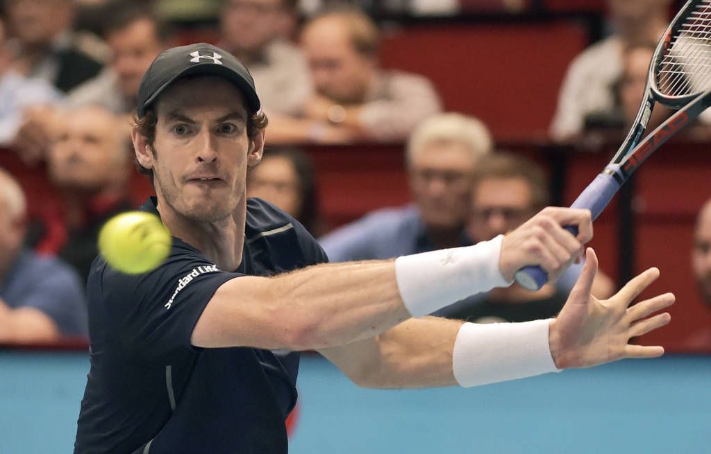 Andy Murray foi campeão do torneio de Viena em 2014 (Foto: HANS PUNZ/AFP)