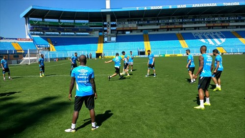 Priorizando a Copa do Brasil, o Grêmio jogará cm reservas contra o Figueirense (Foto: Juares Dagort/Grêmio)