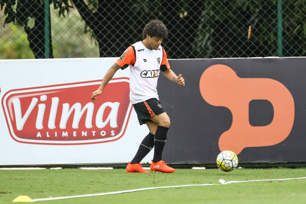 Luan admitiu que ainda não está com totais condições de jogo (Foto: Bruno Cantini/Atlético-MG)