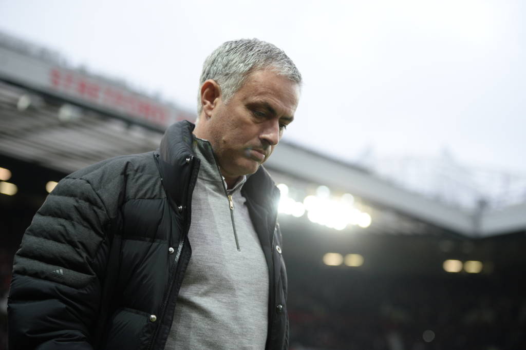 Manchester United's Portuguese manager Jose Mourinho arrives for the English Premier League football match between Manchester United and Burnley at Old Trafford in Manchester, north west England, on October 29, 2016. / AFP PHOTO / OLI SCARFF / RESTRICTED TO EDITORIAL USE. No use with unauthorized audio, video, data, fixture lists, club/league logos or 'live' services. Online in-match use limited to 75 images, no video emulation. No use in betting, games or single club/league/player publications. /