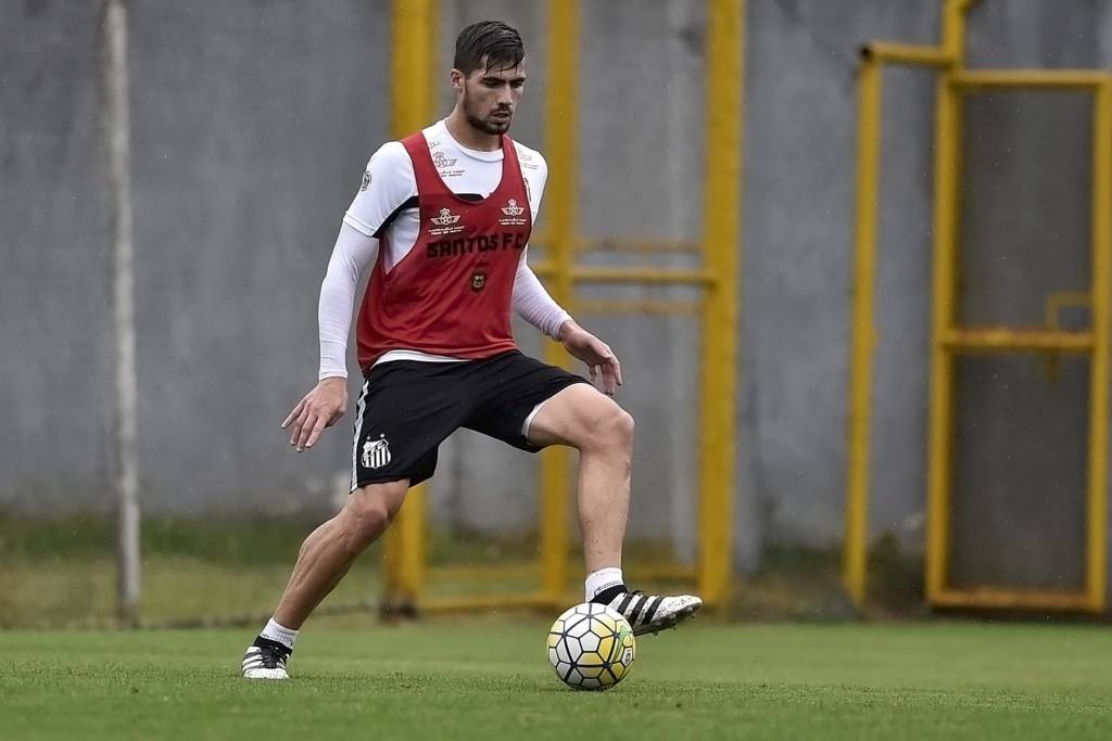 Noguera espera fazer um bom trabalho após lesão de seus companheiros (Foto: Ivan Storti/Santos FC)