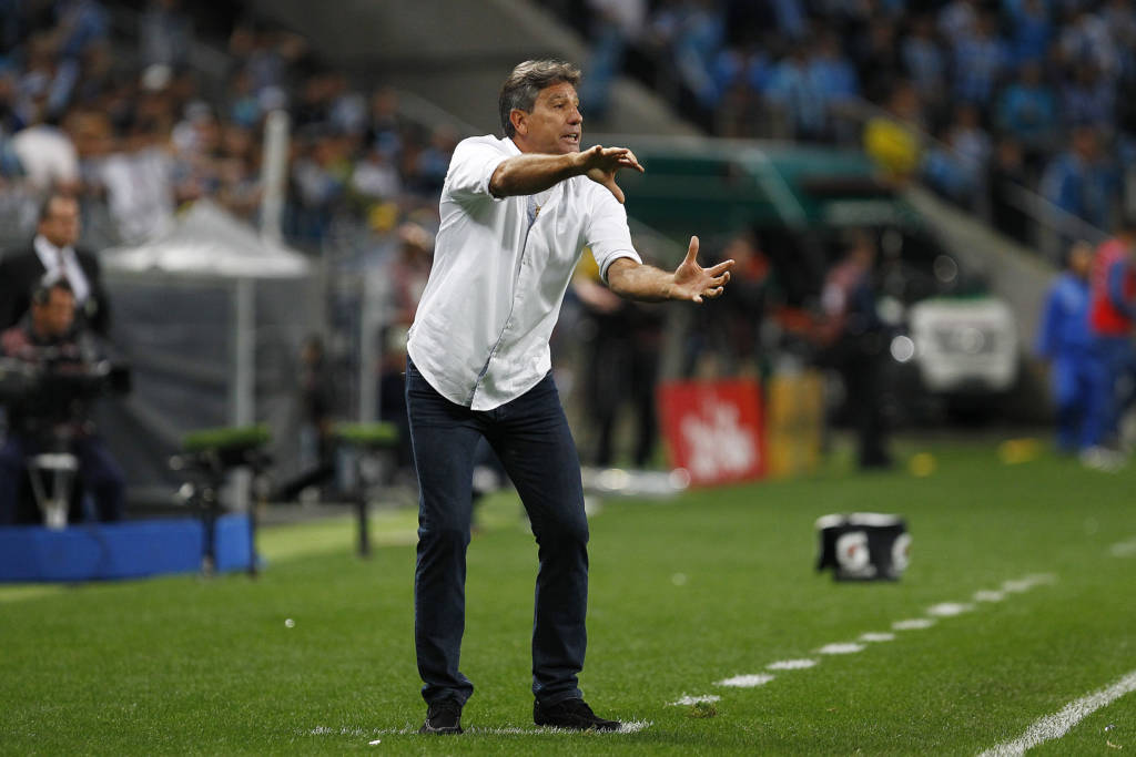 Renato Gaúcho levou o Grêmio à decisão da Copa do Brasil (Foto: Lucas Uebel/Gremio FBPA)