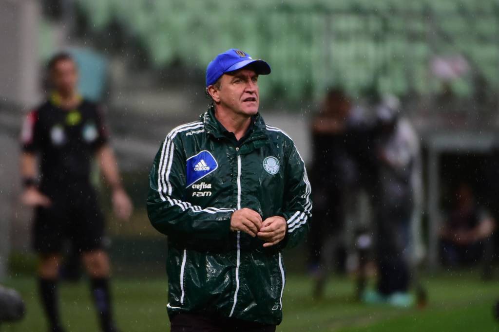 Cuca, técnico do Palmeiras, durante partida contra o Internacional-RS, valida pela trigesima quarta rodada do Campeonato Brasileiro de 2016, na capital paulista. 06/11/2016, Foto: Djalma Vassao/Gazeta Press