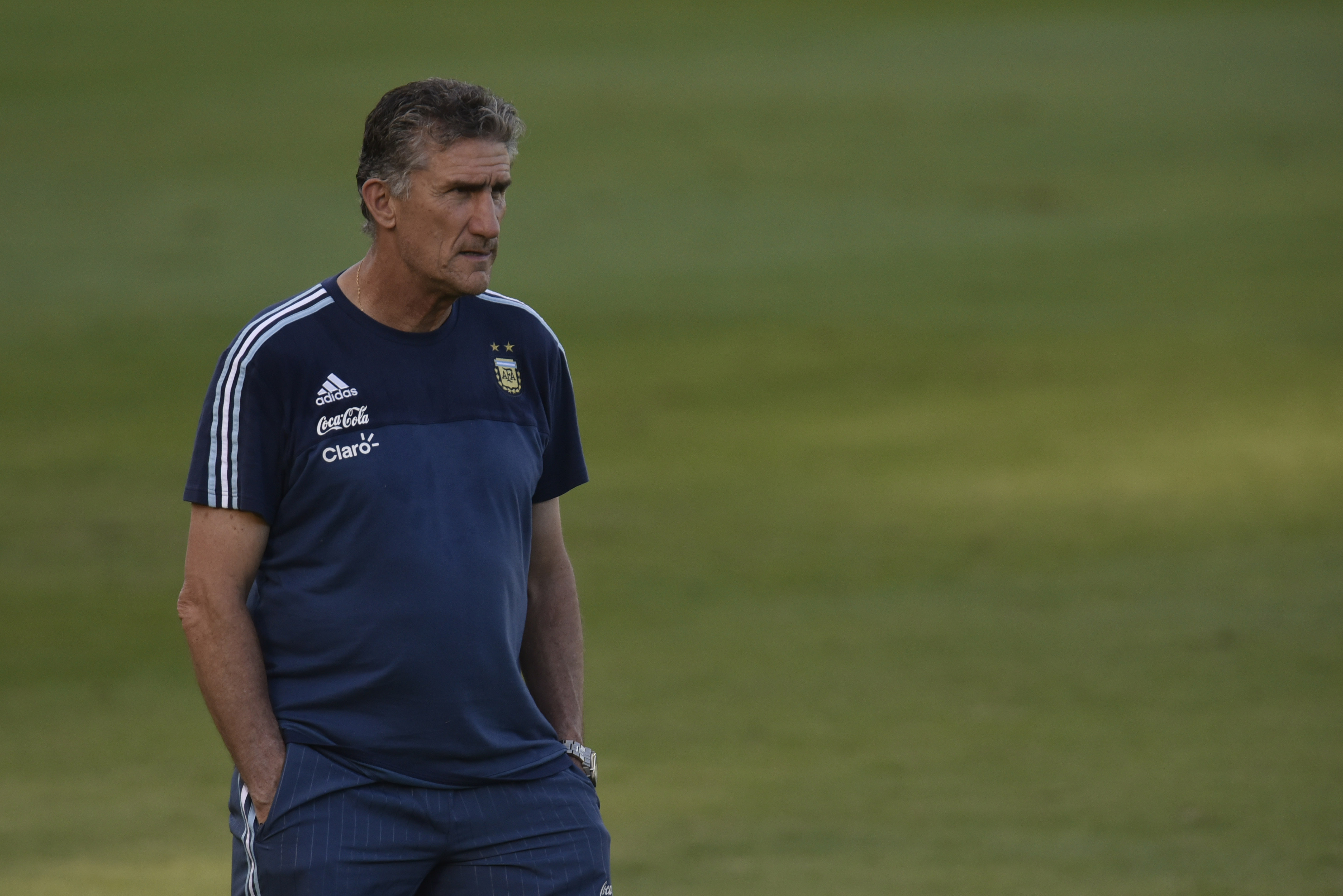 Bauza enfrenta pressão no comando da Argentina após maus resultados (Foto: Douglas Magno/AFP)