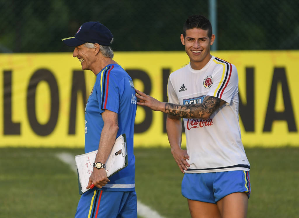 James Rodríguez é a principal estrela da Colômbia (Foto: Luis Acosta/AFP) 