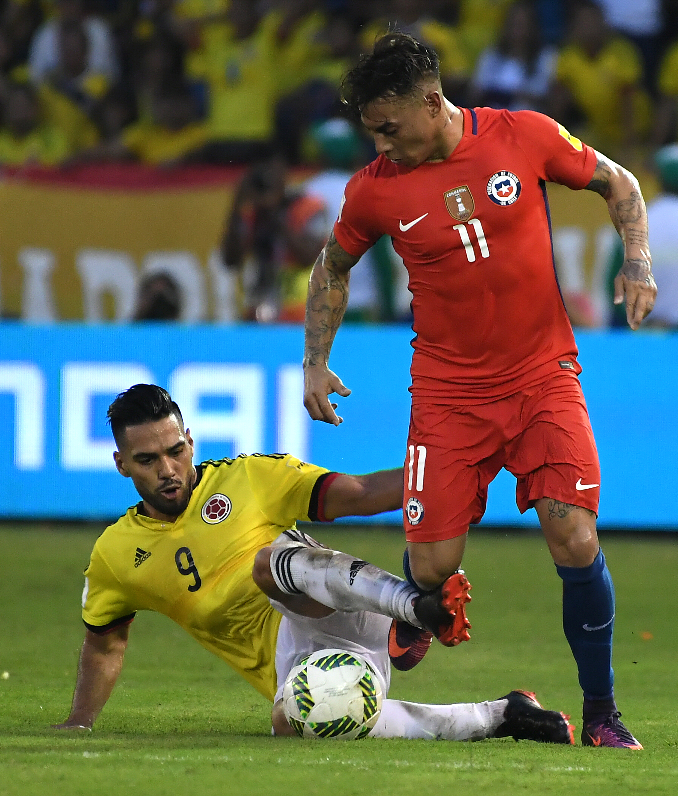 Ausente por mais de um ano, Falcao Garcia retornou à seleção colombiana (Foto: Luis Acosta/AFP)
