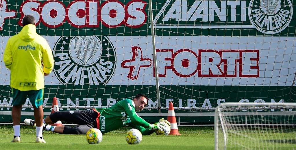 Fernando Prass, Palmeiras, Academia de Futebol, Sao Paulo SP, 10/11/2016, Foto: Fernando Dantas/Gazeta Press