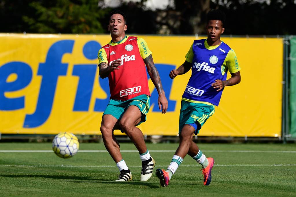 Barrios, Palmeiras, Academia de Futebol, Sao Paulo SP, 10/11/2016, Foto: Fernando Dantas/Gazeta Press