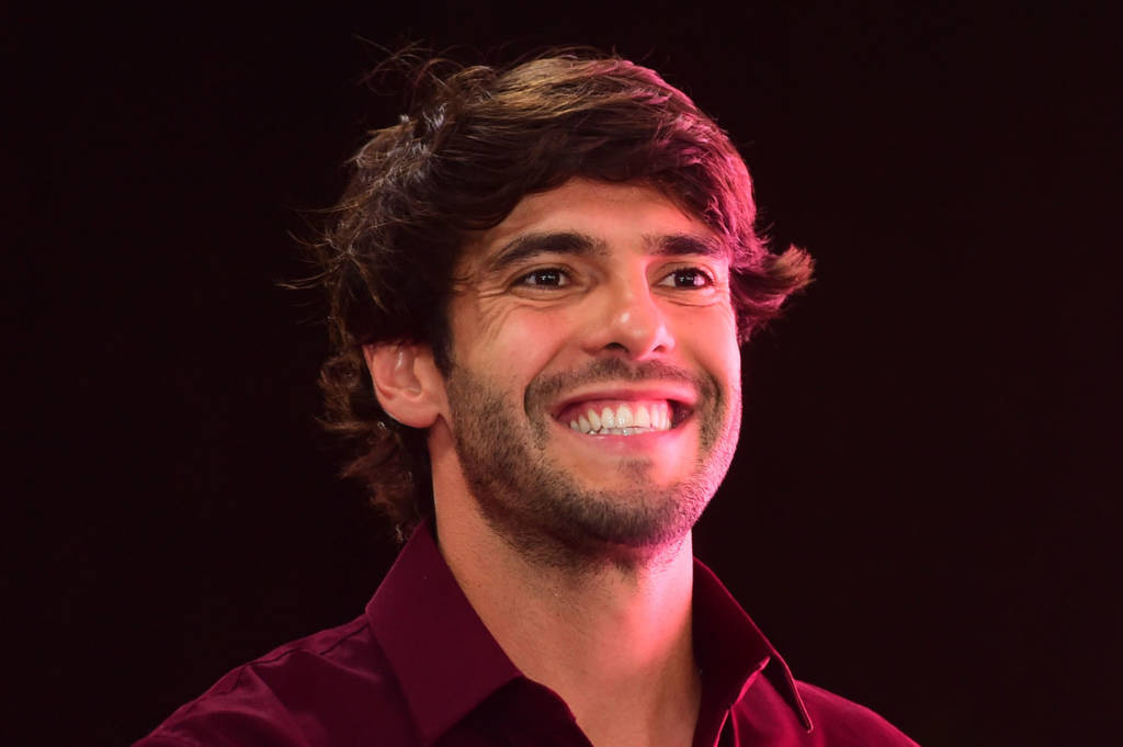 Mesmo nos Estados Unidos, Kaká segue acompanhando os bastidores do São Paulo (Foto: Sergio Barzaghi/Gazeta Press)