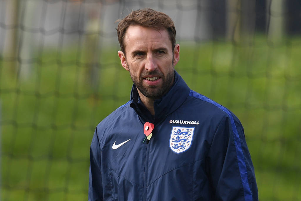 O técnico interino da Inglaterra, Gareth Southgate (Foto: PAUL ELLIS/AFP)