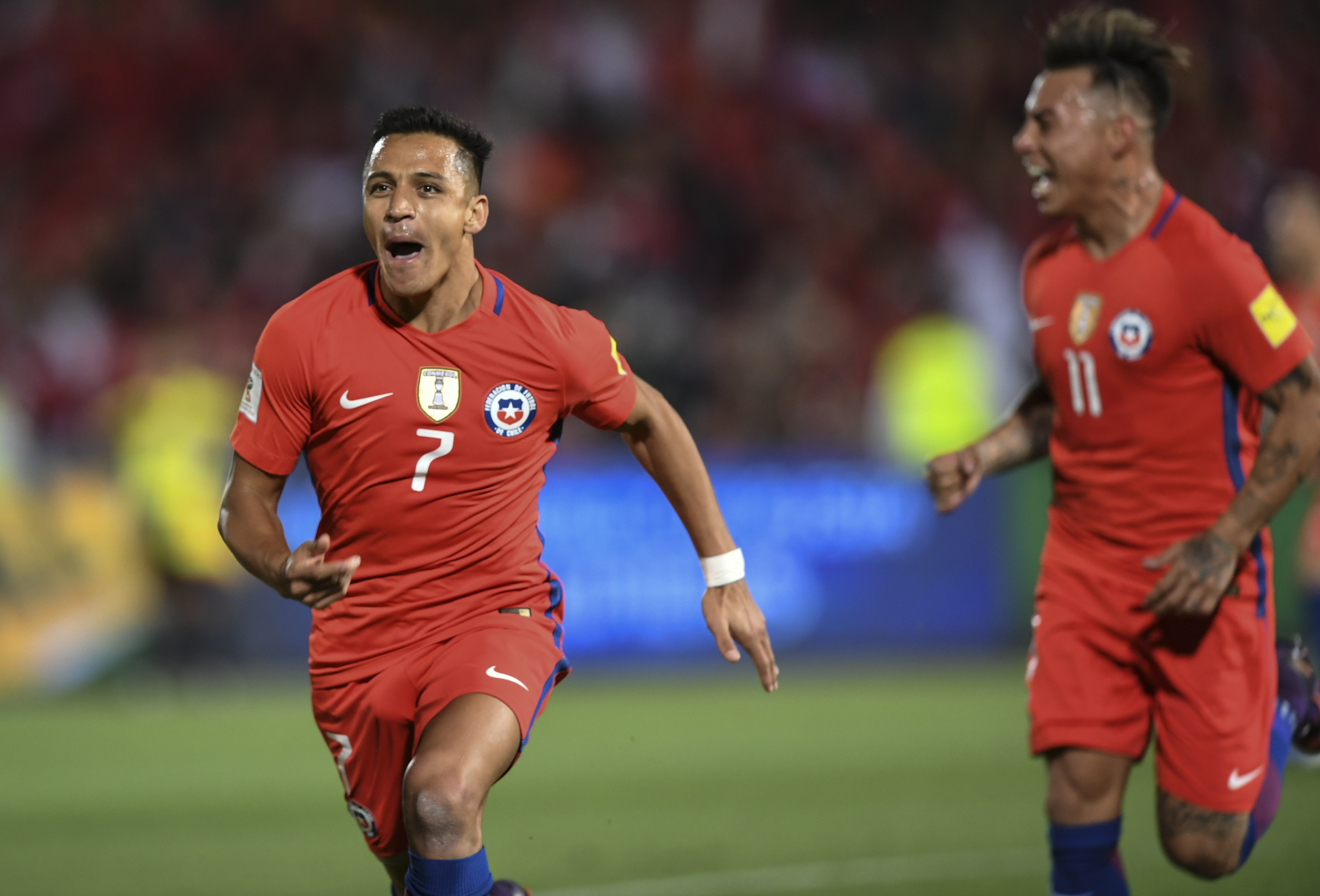 Chilenos entram na zona de repescagem das Eliminatórias (Foto: Martin Bernetti/ AFP) 