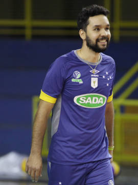 O levantador William foi um dos principais destaques do duelo (Foto: Divulgação/Cruzeiro)