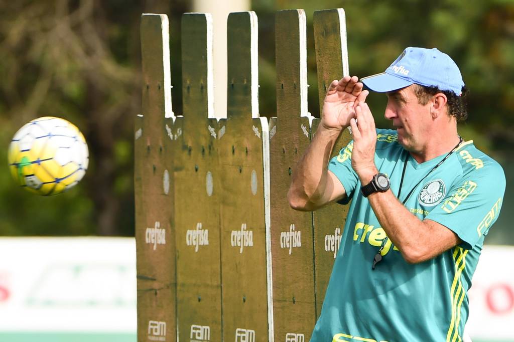 Cuca, técnico do Palmeiras durante o treino na Academia de Futebol da Barra Funda, na Zona Oeste da capital paulista. 24/11/2016, Foto: Djalma Vassão/Gazeta Press