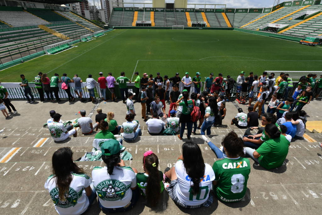 Diretor da CBF diz que duelo entre Chapecoense e Atlético-MG não deve ser cancelado (Nelson Almeida/ AFP)
