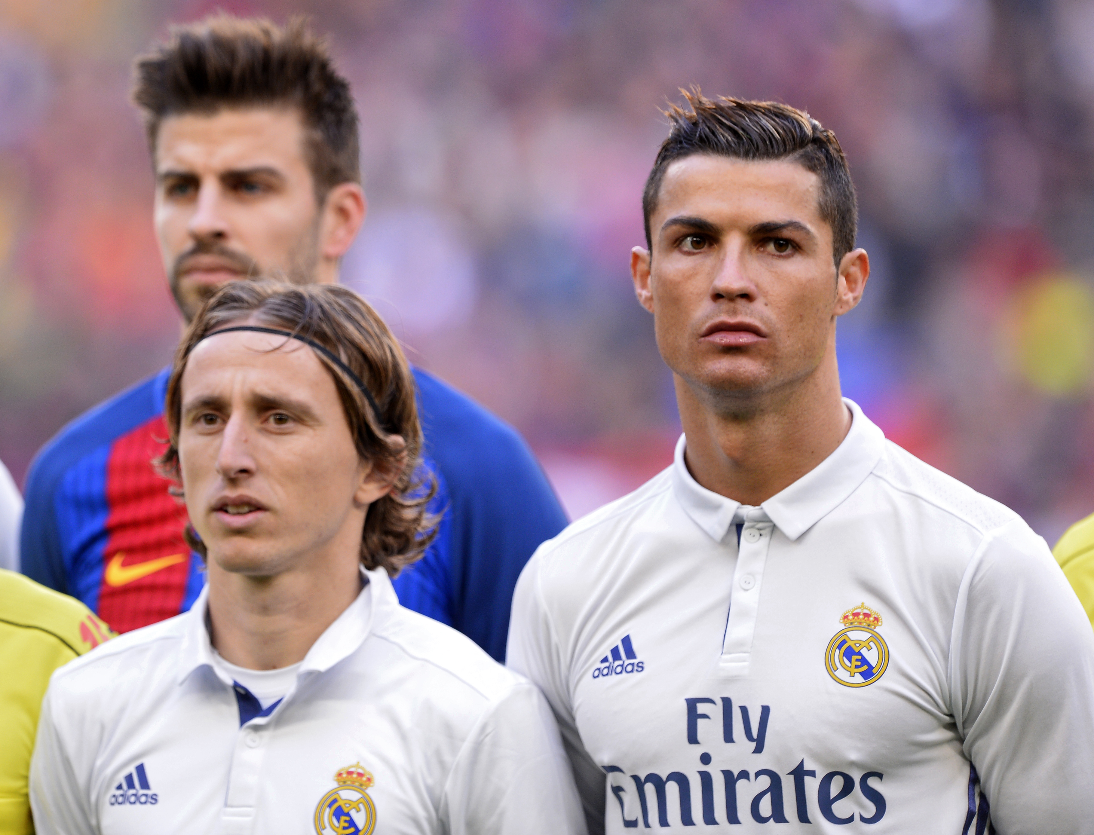 Modric e CR7 estão na mira do fisco espanhol (Foto: Josep Lago/ AFP) 