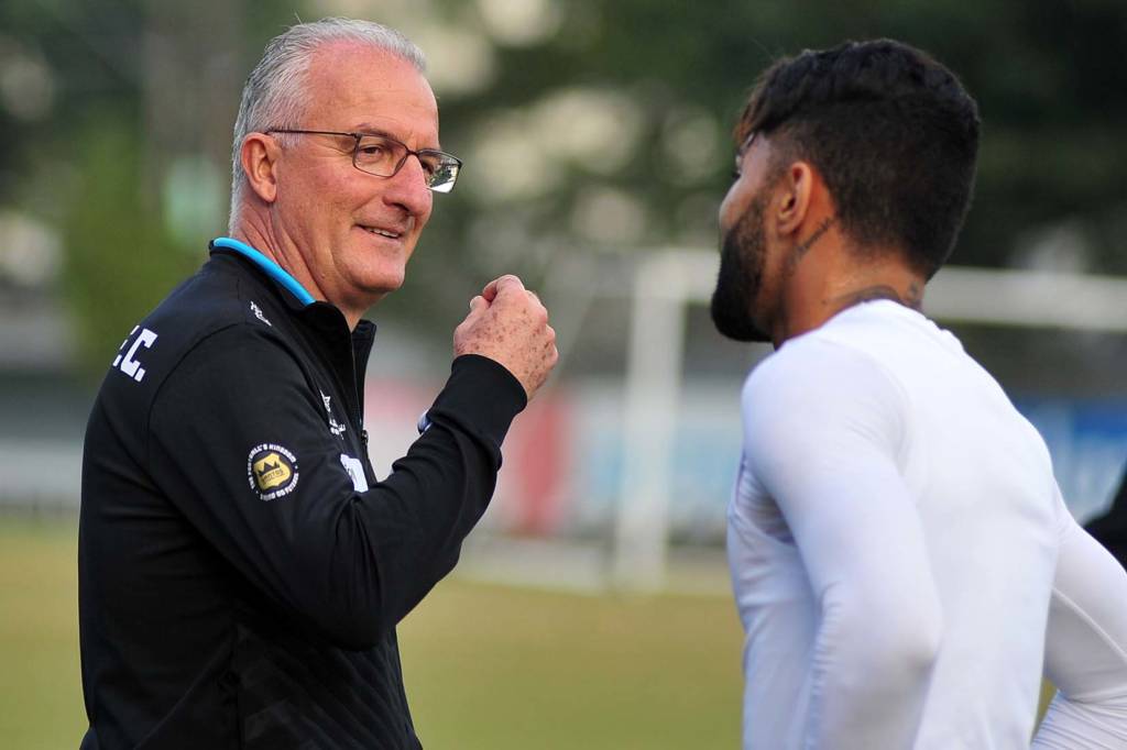 Dorival quer Gabigol na Vila Belmiro em 2017 (Foto: Ivan Storti/Santos FC)