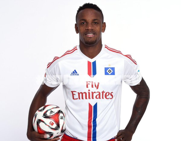 Cleber vestirá a camisa do Santos em 2017 (Foto: Divulgação/ Hamburger Sport-Verein)