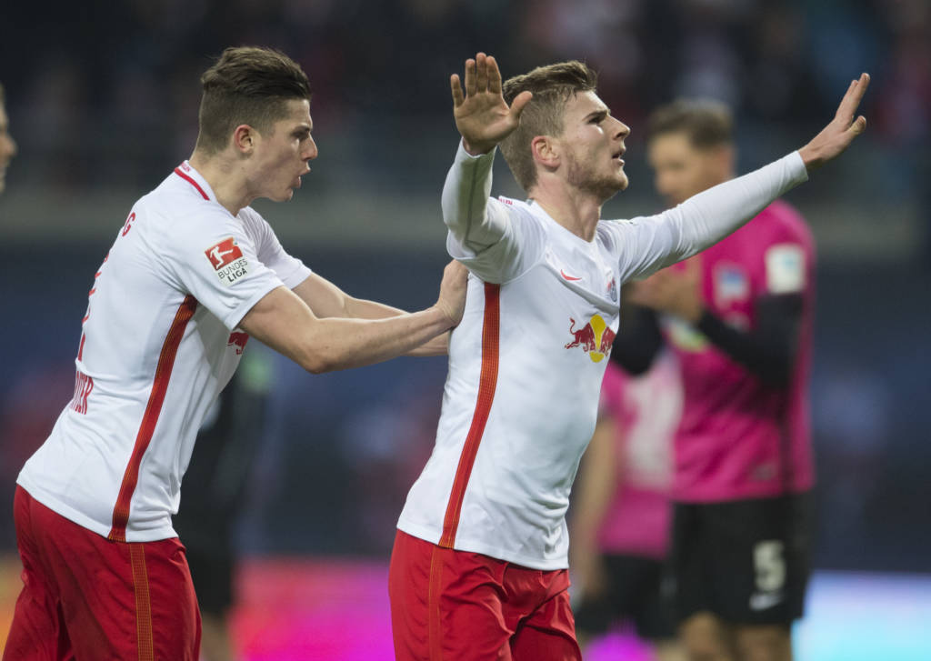 RB Leipzig é a grande sensação do Campeonato Alemão e quer aprontar para cima do Bayern (Foto: Robert Michael/AFP)