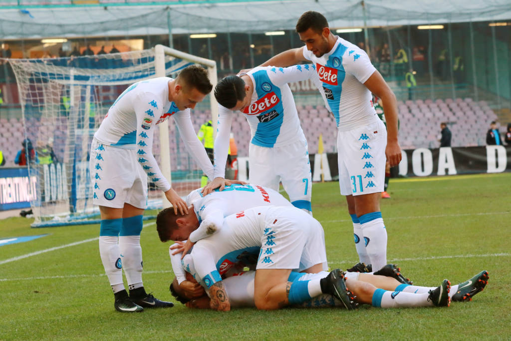 Napoli vem de goleada contra o Torino e quer se estabelecer entre os primeiros colocados (Foto: Carlo Hermann/AFP)