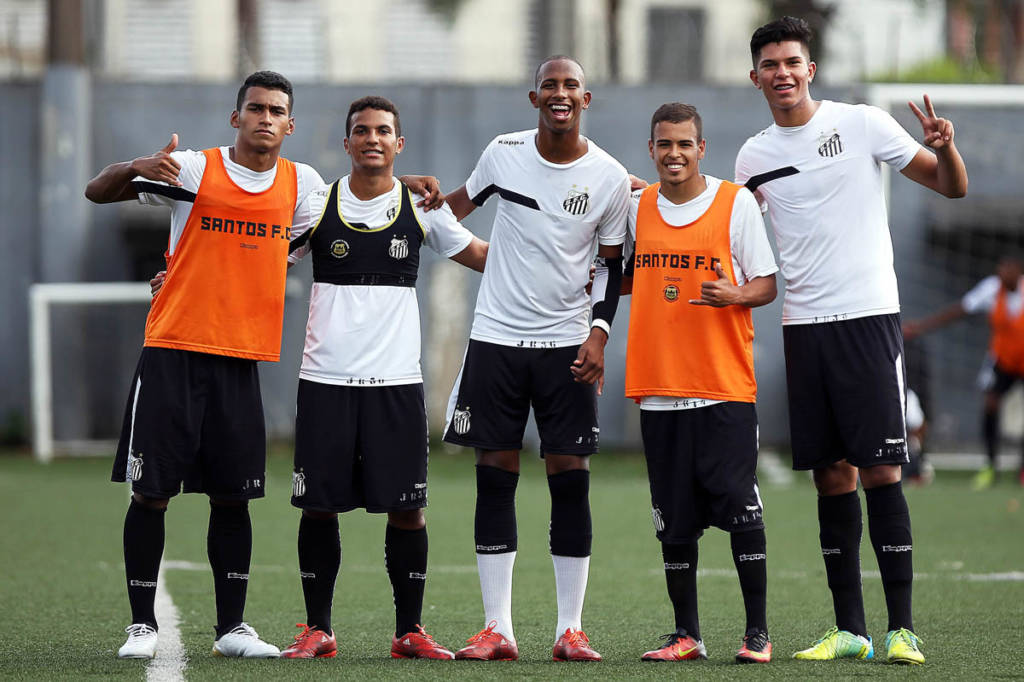'Peixinhos' já estão prontos para a estreia na Copa São Paulo de Futebol Júnior (Foto: Pedro Ernesto Guerra Azevedo/ Santos FC)