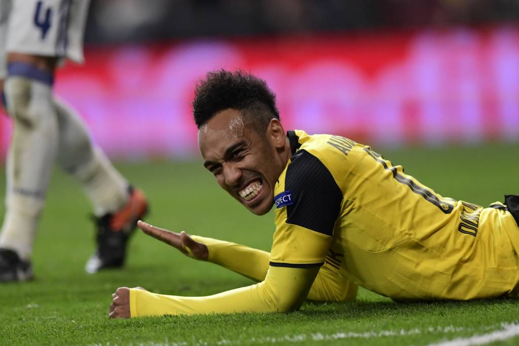 Borussia Dortmund desmentiu oferta astronômica por Aubameyang (Foto: Javier Soriano/ AFP)